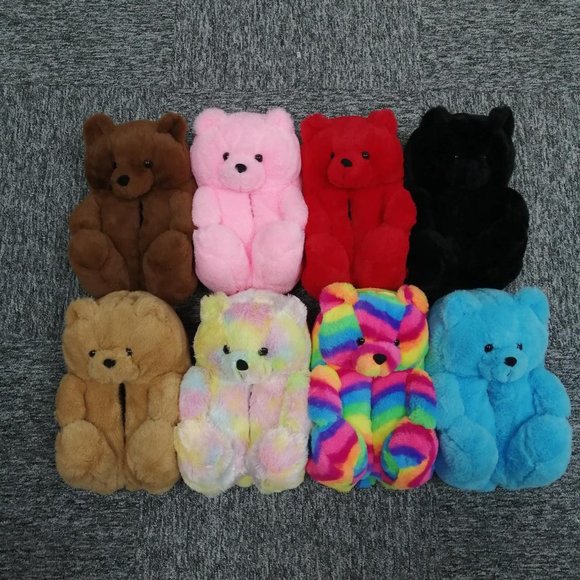 Teddy Slippers - Picture 1 of 1